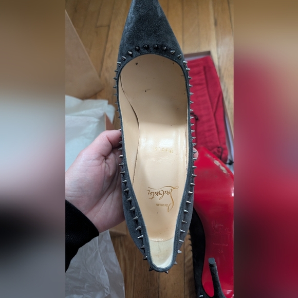 Christian Louboutin Spikey Stiletto Heels Size 39